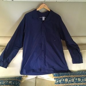 Patagonia Large Organic Cotton Blue Button Shirt